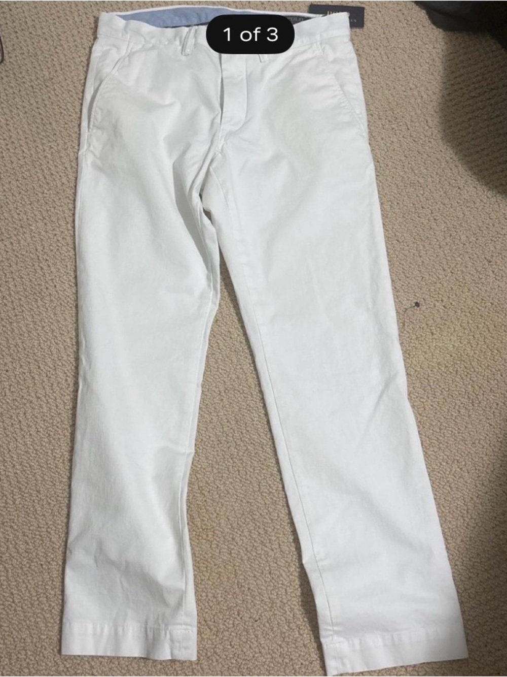 Polo by Ralph Lauren White Men's Chinos